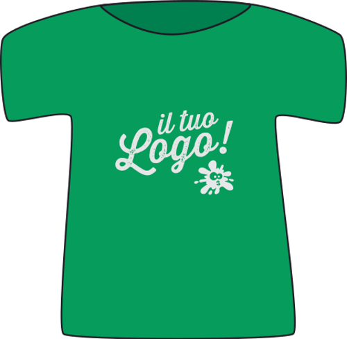 T-shirt uomo cotone stampa A4 2 lati FRUIT OF THE LOOM