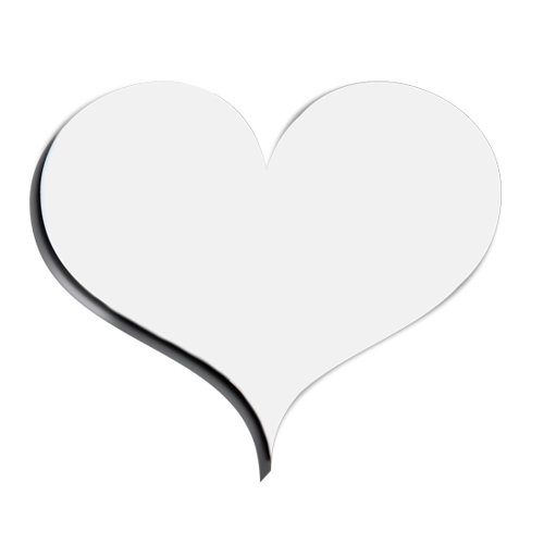 Calamita in plastica a cuore