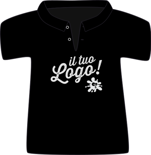 Polo uomo cotone stampa 1 lato JHK 