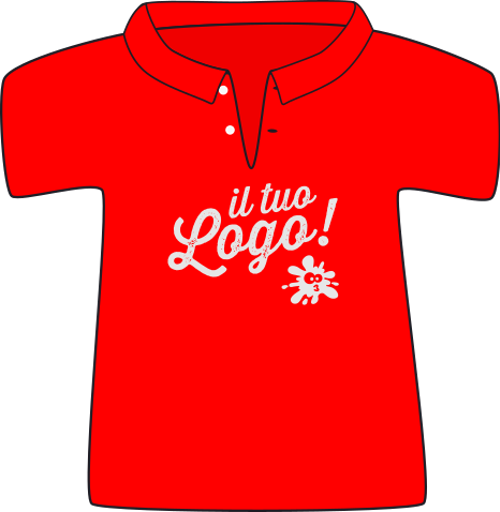 Polo uomo cotone stampa 2 lati B&C