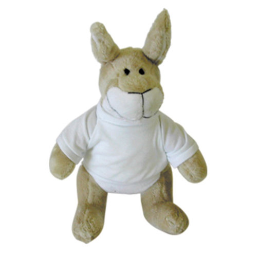Peluche canguro con t-shirt personalizzabile