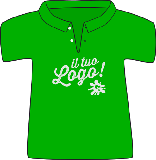 Polo uomo cotone stampa 1 lato B&C