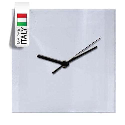 Orologio in vetro quadrato