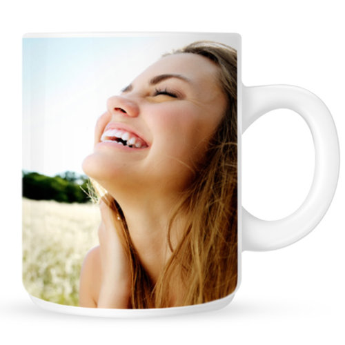 Tazza mug lucida bianca
