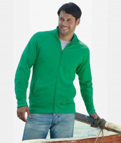 Felpa uomo cotone zip stampa 2 lati